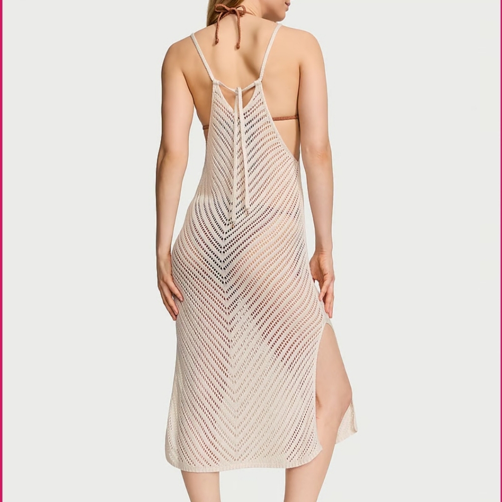 Victorias Secret Crochet Cover-up M NWOT